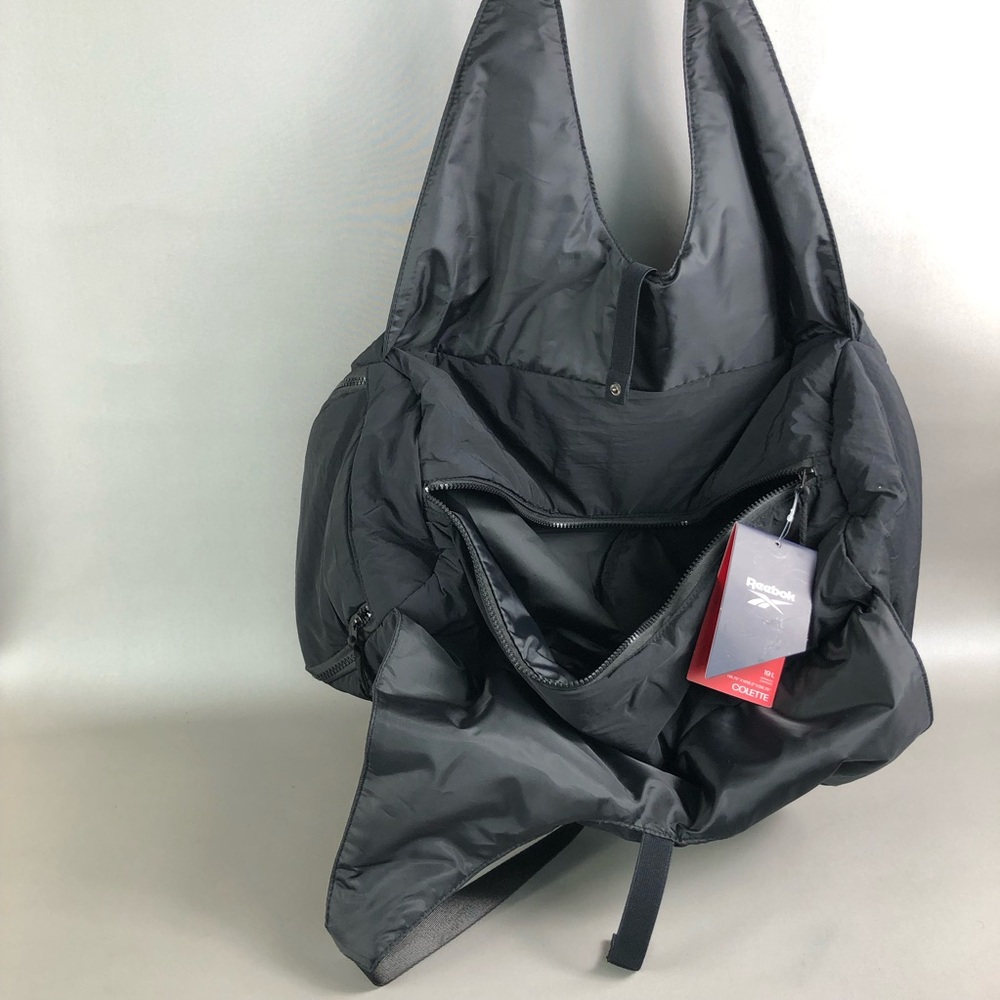 Reebok Womens Tote Bag Lightweight Carry On Quilted Puffer Tote Bag - Picture 5 of 9